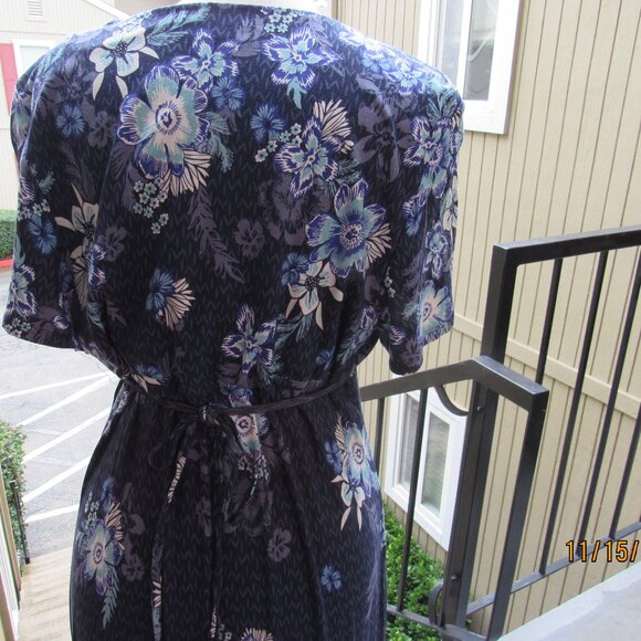 #462  WOMAN'S LONG FLORAL COMFYN DRESS BY PER UNA  (SIZE 16) - Picture 3 of 3